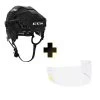 Pack Casque CCM FL60 + Demi Visière Fischer F55