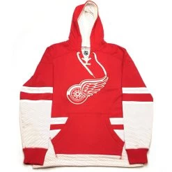 Sweatshirt NHL Pullover Hood Detroit Red Wings